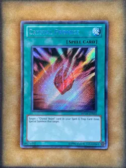 Yugioh Crystal Promise RYMP-EN052 Secret Rare NM - Image 1