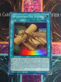 Yu-Gi-Oh! Witchcrafter Scroll MP20-EN230 1st Edition Super Rare Near Mint a1/ - Image 1