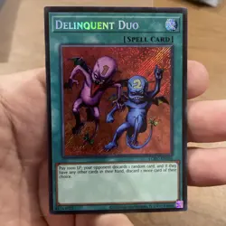 Delinquent Duo LCKC-EN101 Unlimited Secret Rare Near Mint +Bonus FREE SHIPPING! - Image 1