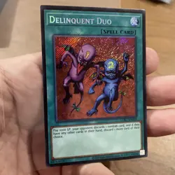 Delinquent Duo LCKC-EN101 Unlimited Secret Rare Near Mint +Bonus FREE SHIPPING! - Image 2