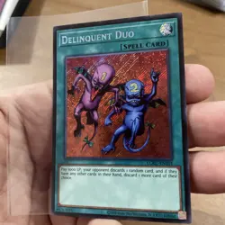 Delinquent Duo LCKC-EN101 Unlimited Secret Rare Near Mint +Bonus FREE SHIPPING! - Image 4