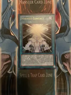 NM Miracle Contact REDU-EN093 Return of the Duelist 1st Edition Yugioh - Image 1