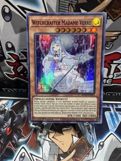 Yu-Gi-Oh! Witchcrafter Madame Verre MP20-EN224 Super Rare 1st Ed NM - Image 1