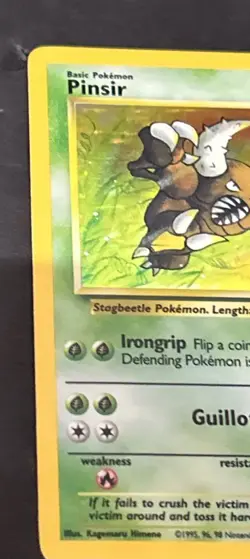 Pinsir 9/64 Vintage Holo Pokemon Card- Jungle Set NM - Image 3