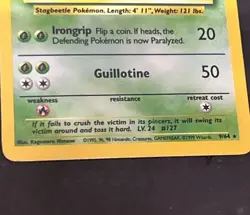 Pinsir 9/64 Vintage Holo Pokemon Card- Jungle Set NM - Image 4