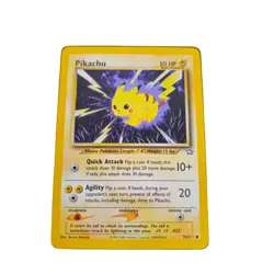 Pokemon Pikachu Card 50 HP Base Set Vintage Collectible TCG Rare - Image 1