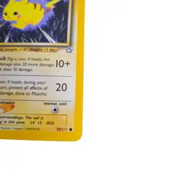Pokemon Pikachu Card 50 HP Base Set Vintage Collectible TCG Rare - Image 3