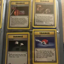 Mixed Folder Of WOTC Pokemon Trainer Cards - Image 3