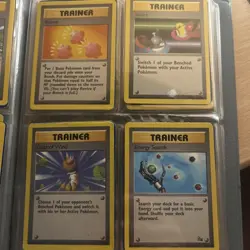 Mixed Folder Of WOTC Pokemon Trainer Cards - Image 5