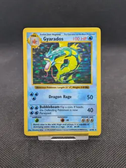 Shadowless Gyarados 6/102 Holo Base Set Pokemon Card WOTC Played - Image 1