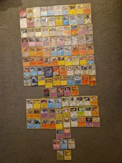 Legendary Pokemon Cards Bundle x 122 Holo, Rare, Common/Uncommon & Promo - Image 1