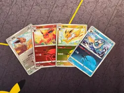 Pokemon Gem Pack Vol 2 CBBC2 Bundle - x4 Eeveelutions Cards (Poke Ball Holos) - Image 3