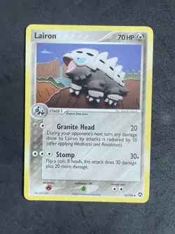 Lairon 32/108 EX Power Keepers Non Holo Pokemon Card - LP - Image 1
