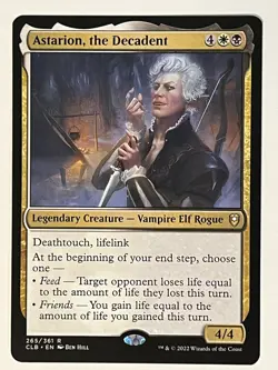 Astarion, the Decadent Commander Legends Baldur's Gate Non-Foil Regular MTG NM - Image 1