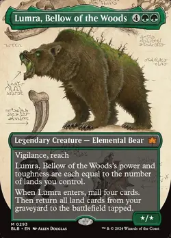 Lumra, Bellow of the Woods Borderless #293 | BLB Bloomburrow | MTG - Image 1