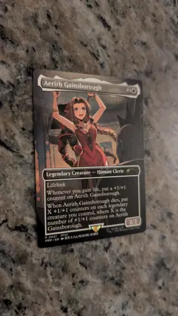 Pro Tour Aerith Gainsborough Final Fantasy Non Foil Promo NM - Image 3