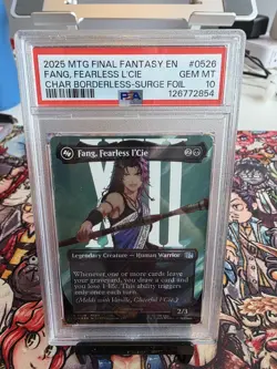 MTG Final Fantasy Vanille & Fang Surge Foil PSA 10 - Sequential Certs - GEM MINT - Image 3