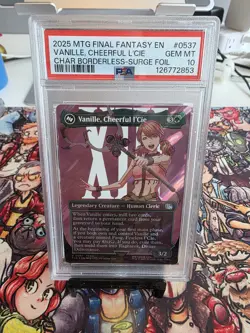 MTG Final Fantasy Vanille & Fang Surge Foil PSA 10 - Sequential Certs - GEM MINT - Image 5