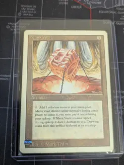 Mana Vault - Magic The Gathering MtG Revised Edition P Played - Image 2