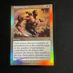 1x Balancing Act - Foil nm English Odyssey MTG Magic Rare! - Image 1