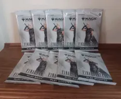 Magic the Gathering Final Fantasy Play Booster Pack Lot Of 10 New/Sealed FF MTG - Image 1