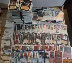 MTG White Border Cards LOT Magic the Gathering NM-M Rares No Heavy Duplicates - Image 1