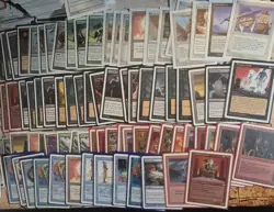 MTG White Border Cards LOT Magic the Gathering NM-M Rares No Heavy Duplicates - Image 2
