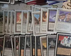 MTG White Border Cards LOT Magic the Gathering NM-M Rares No Heavy Duplicates - Image 4