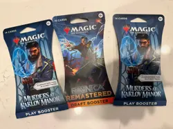 Sealed Magic The Gathering 2 Pack MURDERS AT KARLOV MANOR & 1 RAVNICA REMASTERED - Image 1