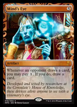 MTG Mind's Eye - Foil, Masterpiece Series, Near Mint, English - Image 1