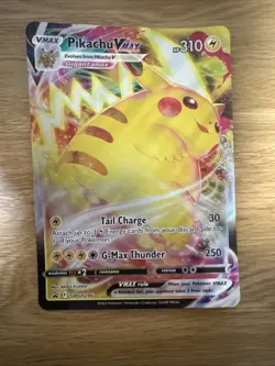 Pokemon Card PIKACHU VMAX Swsh286 Jumbo SIZE Black Star Promo Near Mint - Image 1