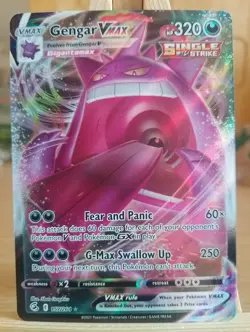 Pokemon Cards - Gengar VMAX 157/264 Fusion Strike Full Art - Rare Holo Near Mint - Image 1