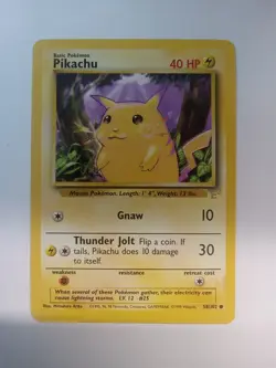 Pikachu E3 Stamped 58/102 Base Set Yellow Cheeks Pokemon 1999 Free Ship!! - Image 1