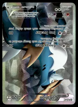 2011 Pokemon Black & White - Noble Victories 100/101 Cobalion Heavy Play - Image 1