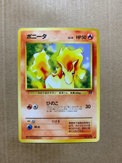 Japanese Ponyta No. 077 Team Rocket - Common Pokemon Card - NM/Mint - Image 1