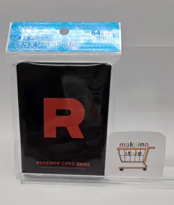Pokemon Center Japan Pro Team Rocket 64 Card Sleeves NEW - Image 1