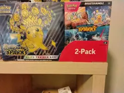 Pokemon Surging Sparks Elite Trainer Box and Booster Bundle Costco, 2-Pack - Image 1