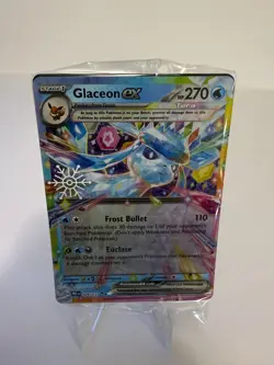 Glaceon ex 026/131 Holiday Calendar Cosmos Holo Stamped Sealed Pokemon - Image 1