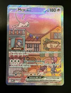 Pokemon 2023 Mew EX 053 SV 151 Black Star Promo Holo Card SVP - Image 1