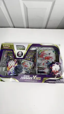 Pokemon TCG Hisuian Zoroark VSTAR Premium Collection Box |BRAND NEW SEALED - Image 2