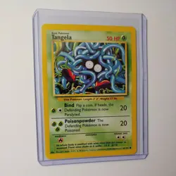 4th Print Base Set Tangela 66/102 Common Pokemon Card LP-NM - Image 1