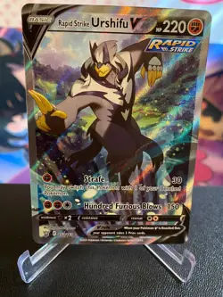 Rapid Strike Urshifu V Pokemon TCG Battle Styles Alt Full Art 153/163 Ultra Rare - Image 1