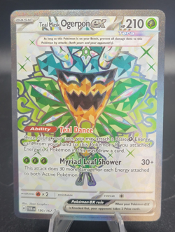 Teal Mask Ogerpon ex 190/167 SV06: Twilight Masquerade Ultra Rare Pokemon Card - Image 1
