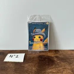 Pokemon Pikachu With Grey Felt Hat SVP 085 Van Gogh Black Star Promo SEALED (#2) - Image 1
