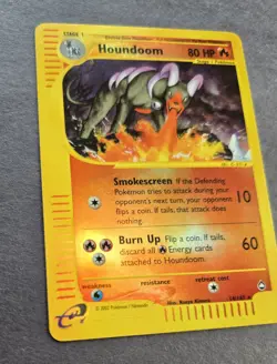 #2 Houndoom 14/147 Aquapolis 2002 Reverse Holo E-Series Vintage Pokemon Card TCG - Image 3