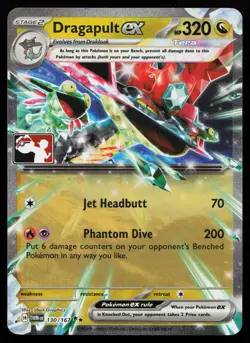 Dragapult ex 130/167 Prize Pack Series Cards Pokemon Card - Image 1