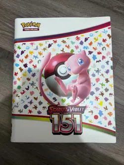Pokemon SV 151 Base Master Set 165/165, Reverses, 15 Promos, Poster, Mew Binder - Image 1