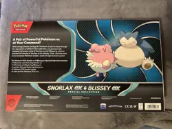 Pokemon TCG Snorlax Ex x Blissy Ex Collection Box New Factory Sealed - Image 2