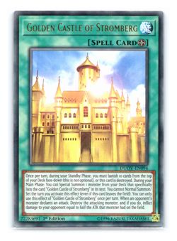 Golden Castle of Stromberg - DUOV-EN094 - Ultra Rare - 1st Edition Yugioh - Image 1
