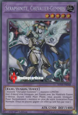 ?Yu-Gi-Oh!? Seraphinite, Chevalier-Gemmes : SHVA-FR048 -VF/Secret Rare- - Image 1